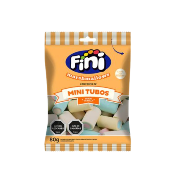 Marshmallow Mini Tubos Fini G Endulza Tu Vida