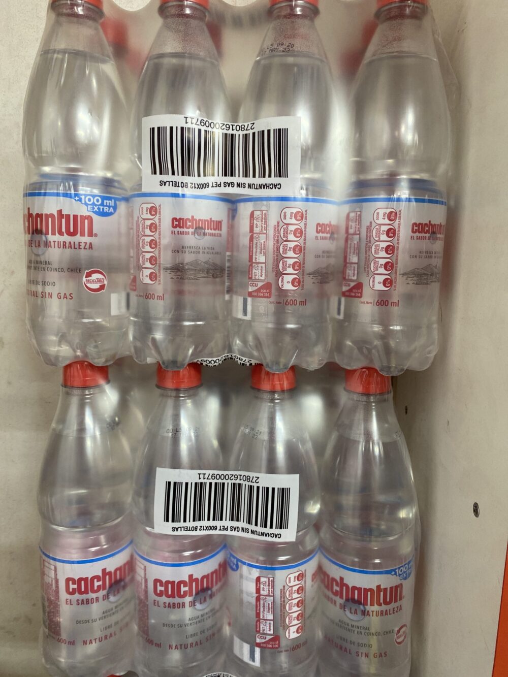 Display Cachantun Sin gas 600ml 12u