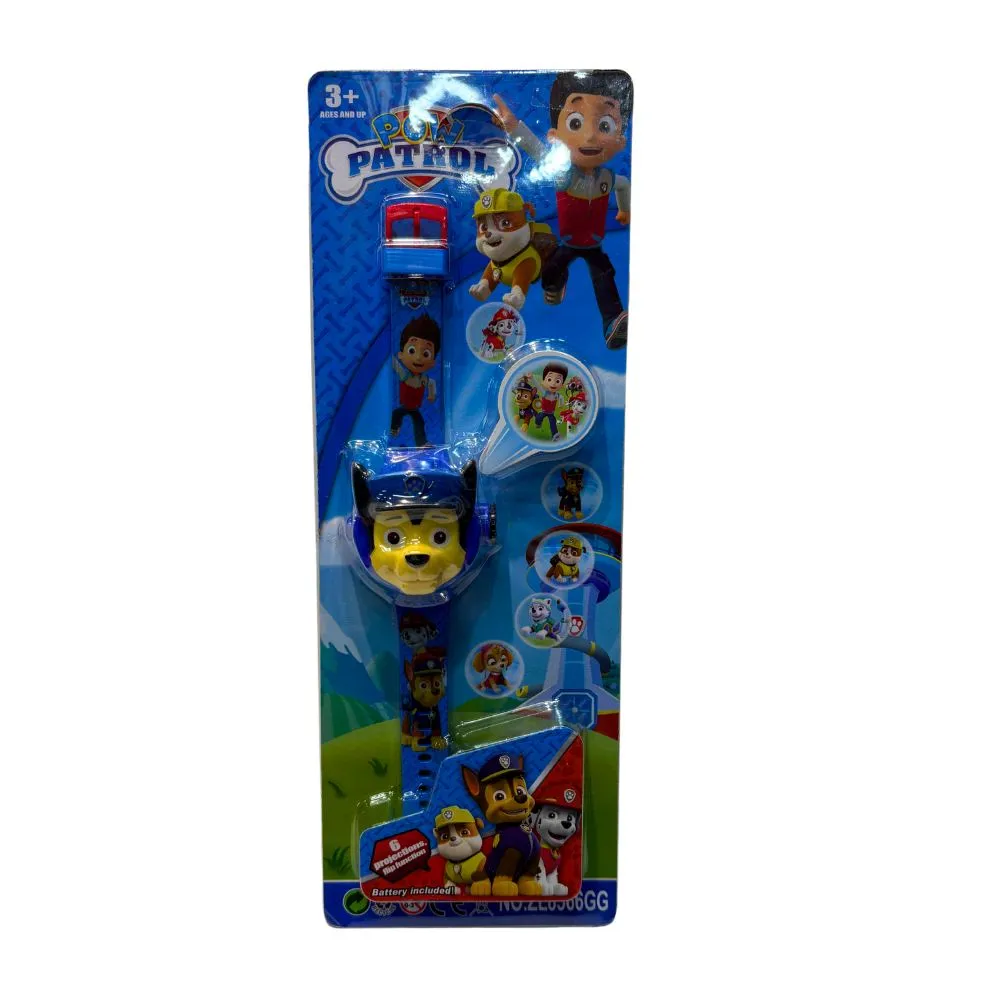 Reloj Proyector Infantil Paw Patrol
